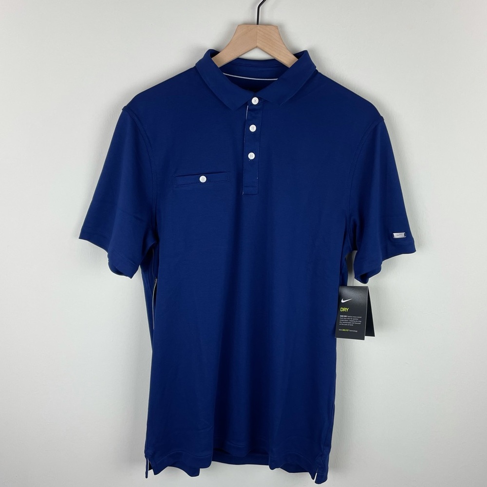 Nike Dri-Fit Short Sleeve Golf Polo Navy S